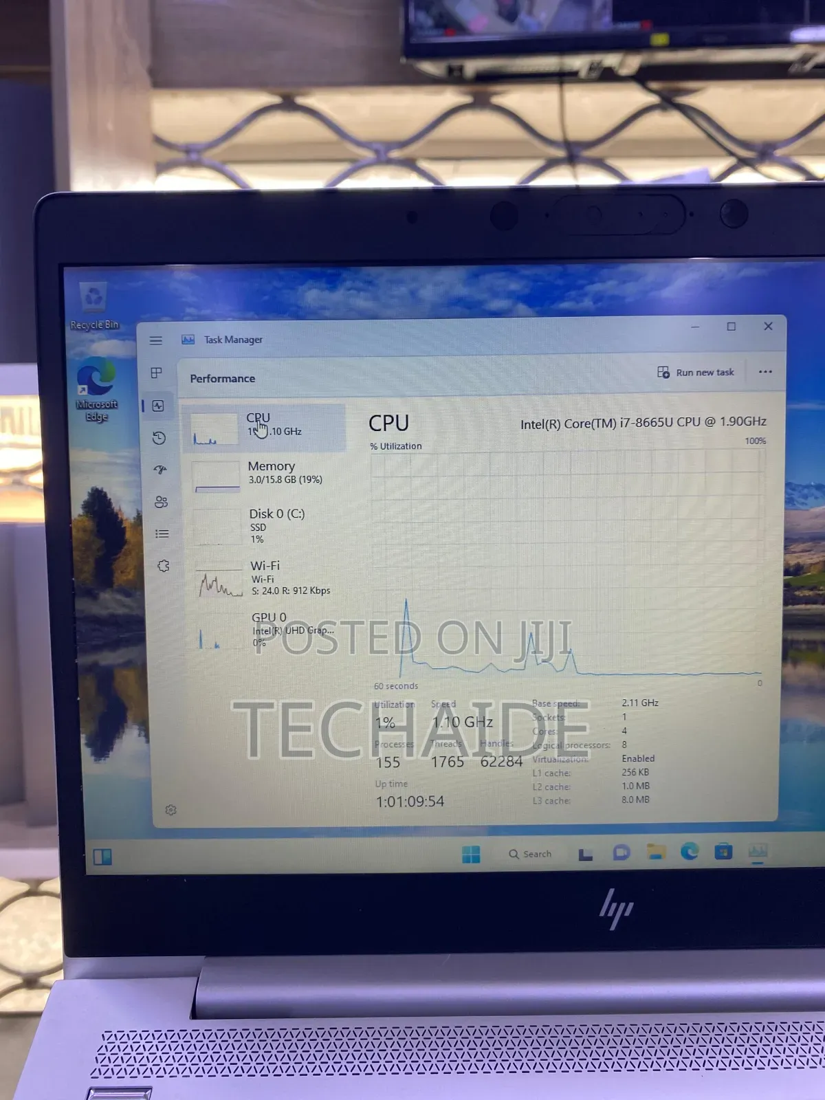 Laptop HP EliteBook 840 G6 16GB Intel Core i7 SSD 512GB
