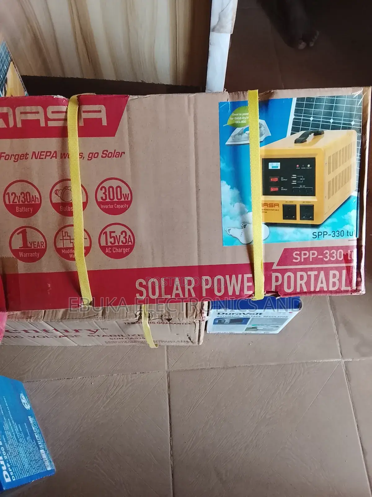 Gasa Solar Inverter Battery Is Available 300 Watt