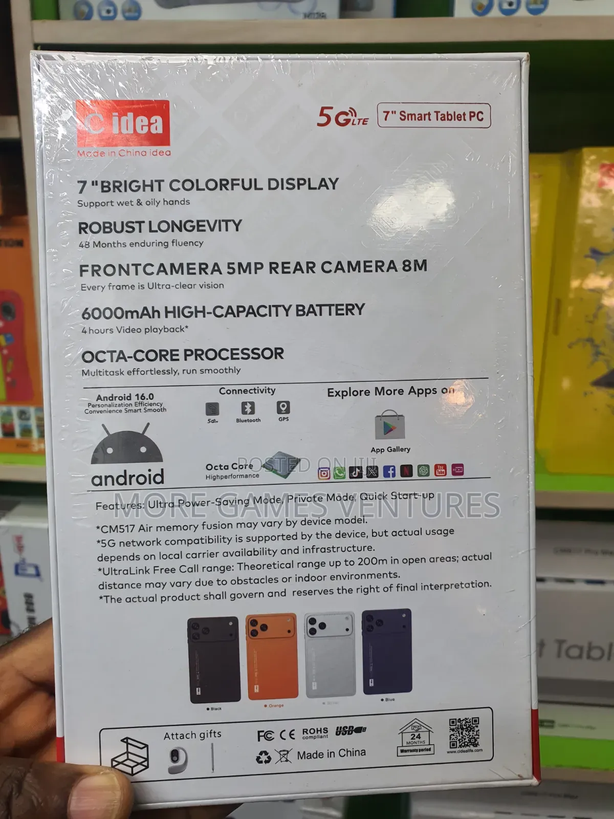 New C idea CM513 Pro 256 GB Gray