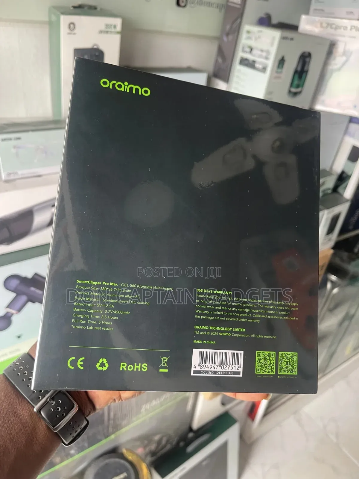 Oraimo Smart Clipper Pro Max Hair Clipper Ocl-560