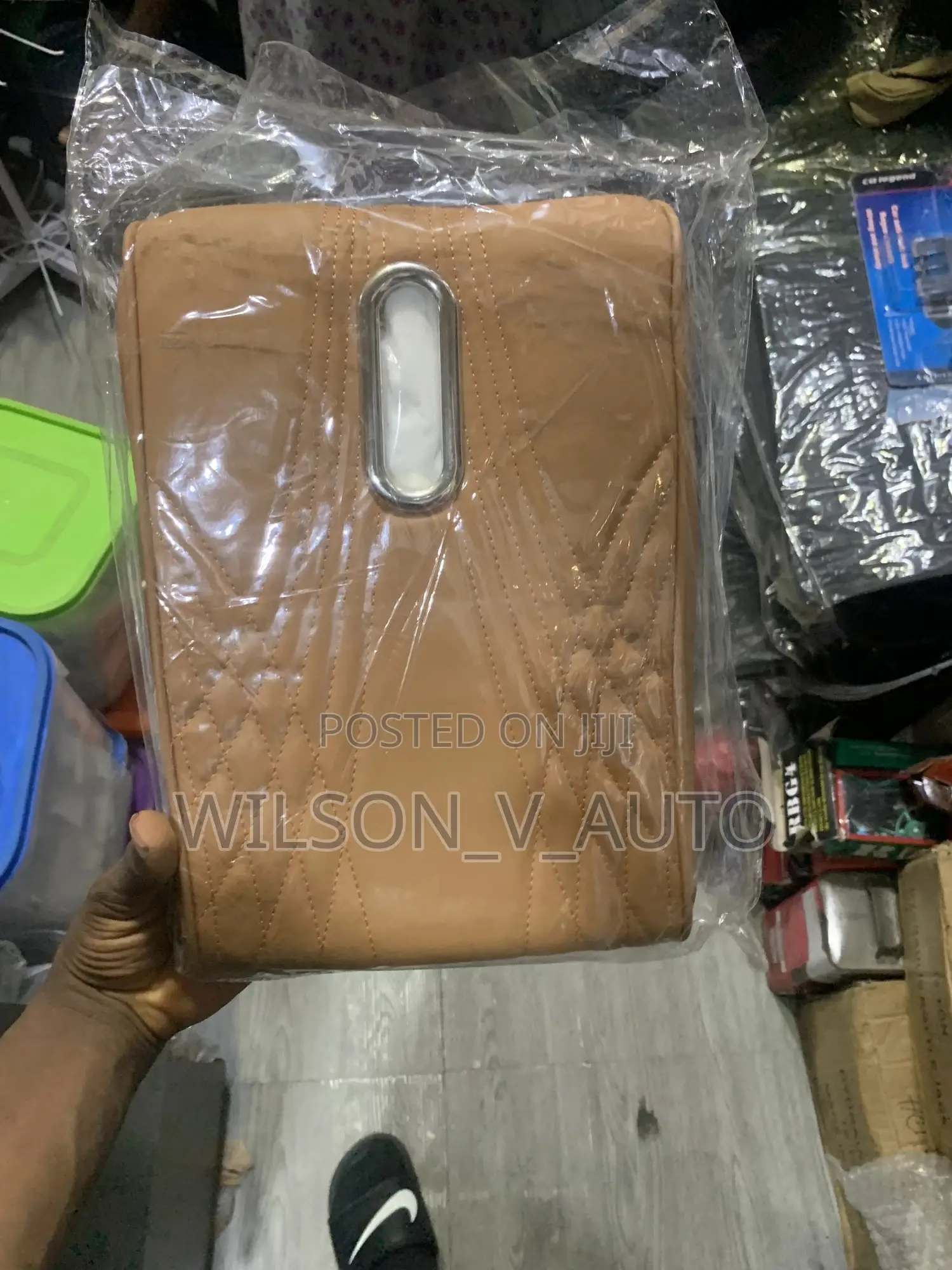 Car Leather Armrest Pad Cover