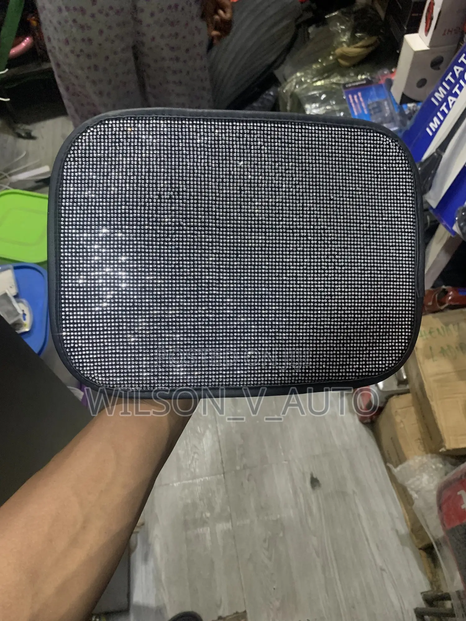 Fancy Bling Diamond Car Armrest Cover