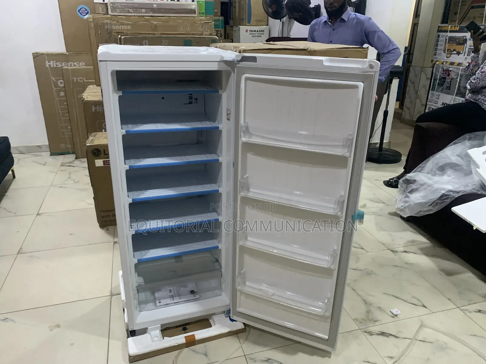 Lg Gn-304sqbr 171l Upright Freezer With Direct Cooling Technology