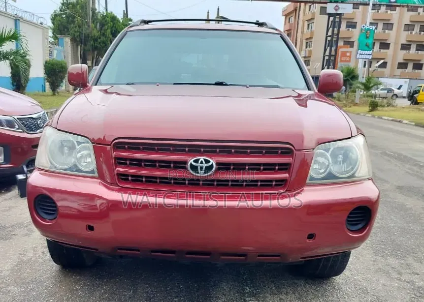 Toyota Highlander V6 AWD 2003 Red