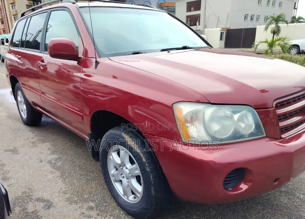 Toyota Highlander V6 AWD 2003 Red