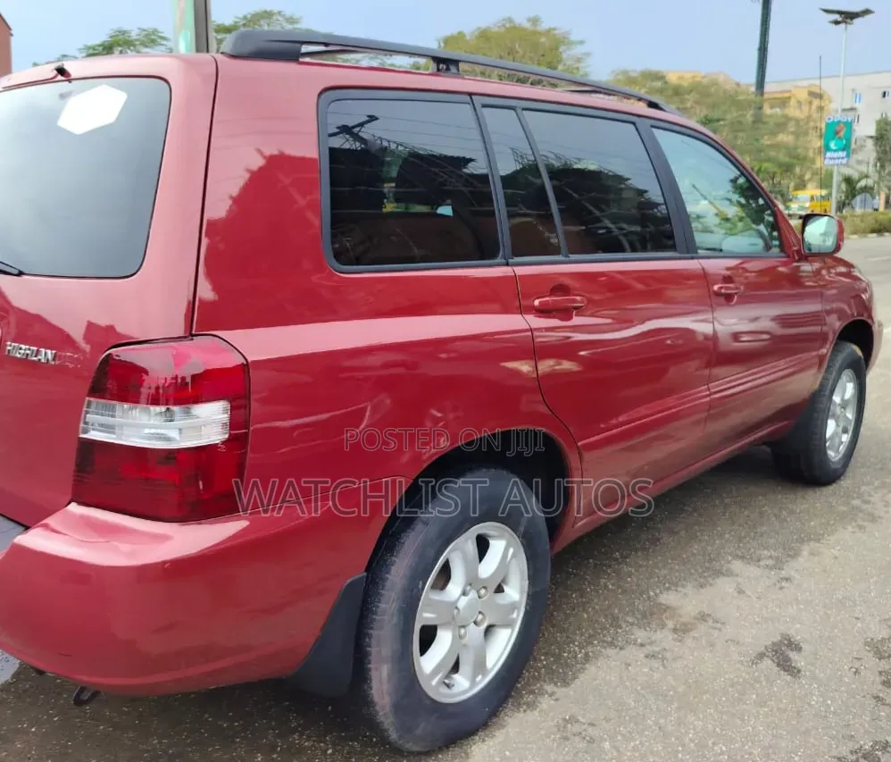 Toyota Highlander V6 AWD 2003 Red