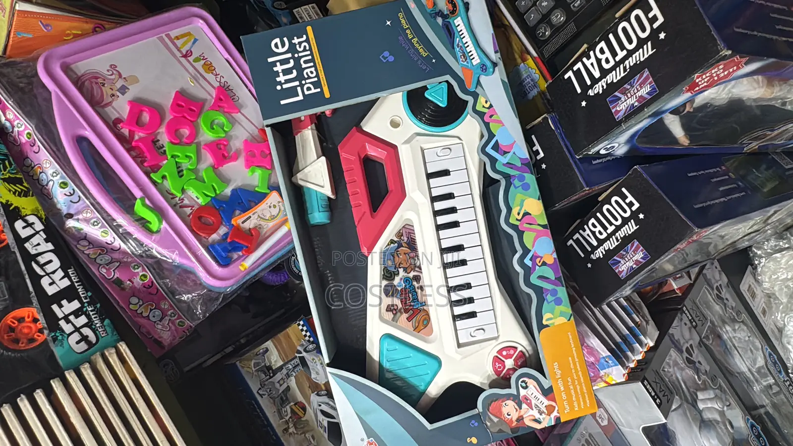 Little Pianist" Battery-Operated Toy Keyboard.