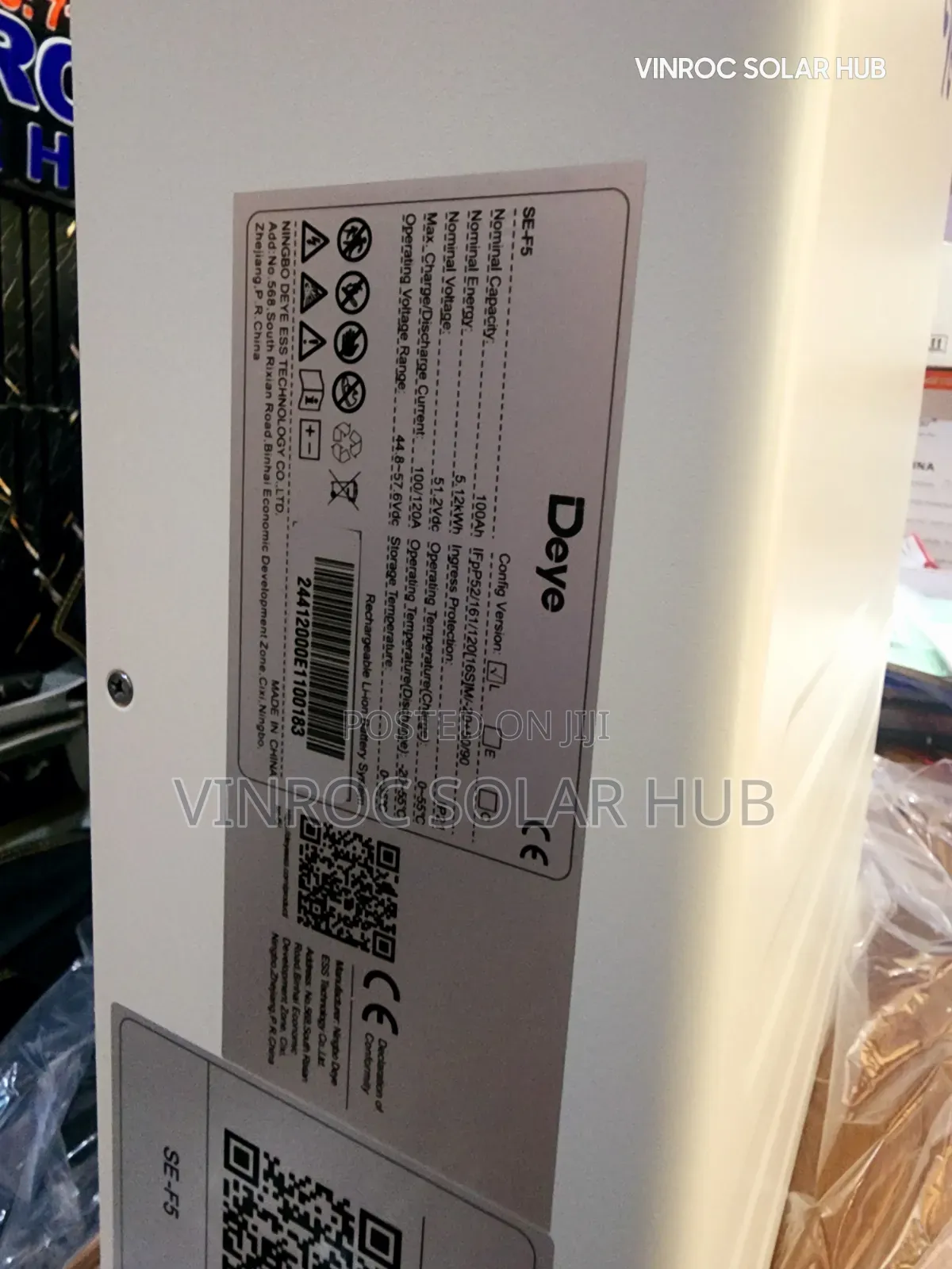 5kwh 51.2v Deye Lithium Battery