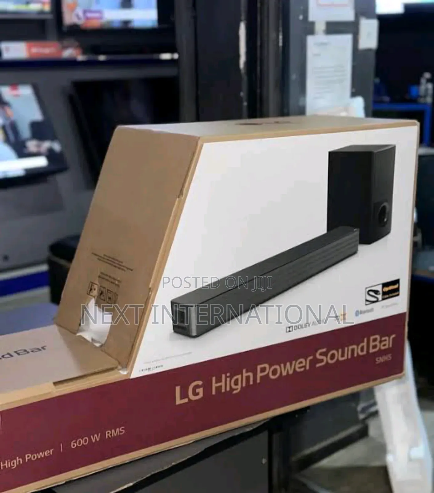 Lg Sound Bar 600watts,3:1 Channel,With Powerful Sub Woofer