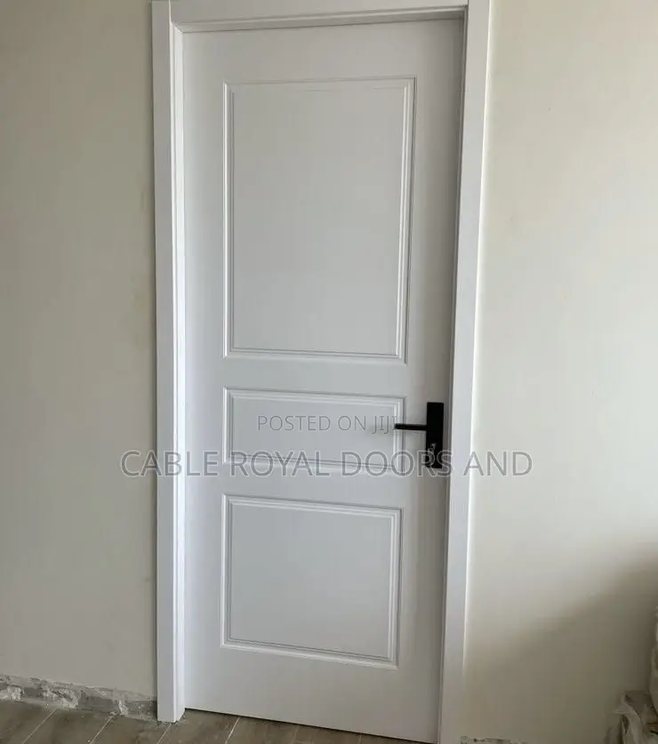 White HDF Wooden Room Door, (826lag)