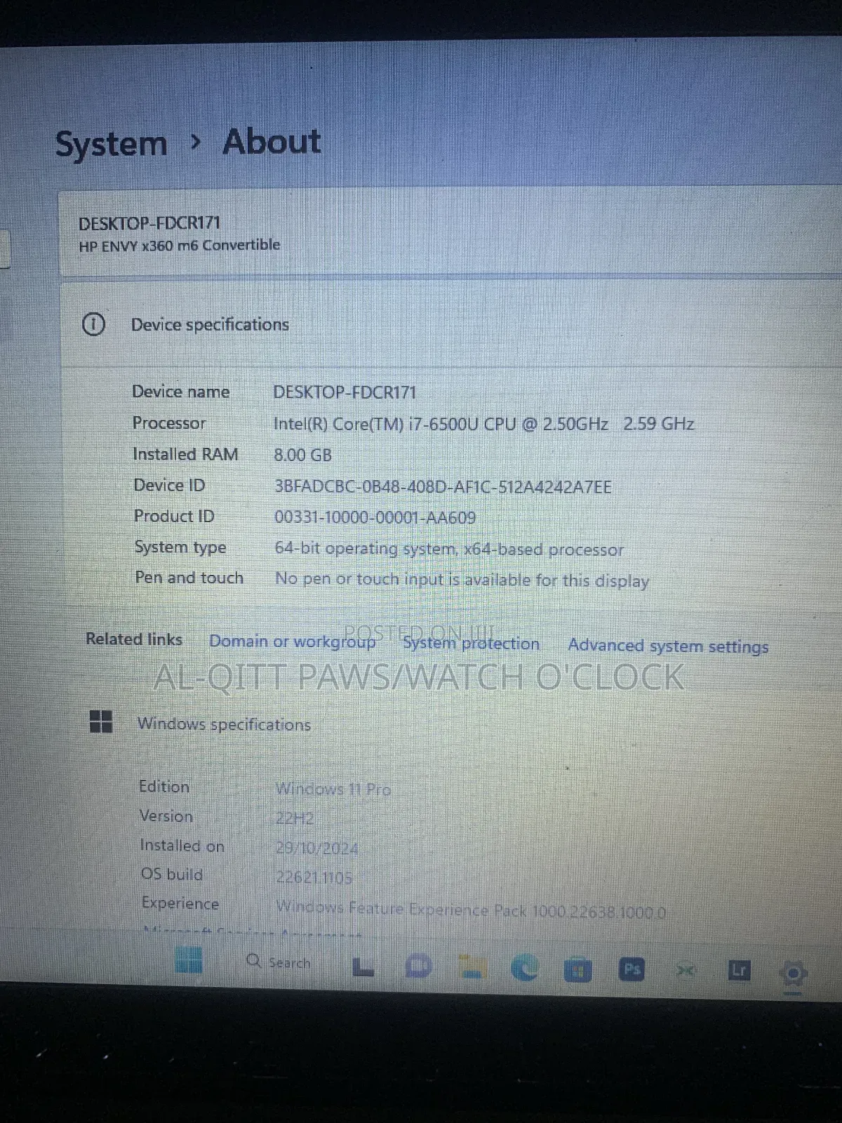 Laptop HP Envy X360 8GB Intel Core i7 SSD 256GB