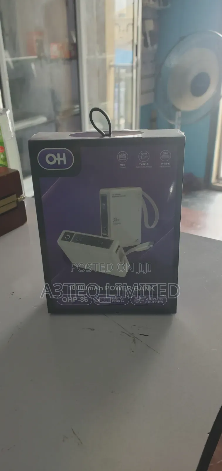 30watt 10,000mah Portable Power Bank