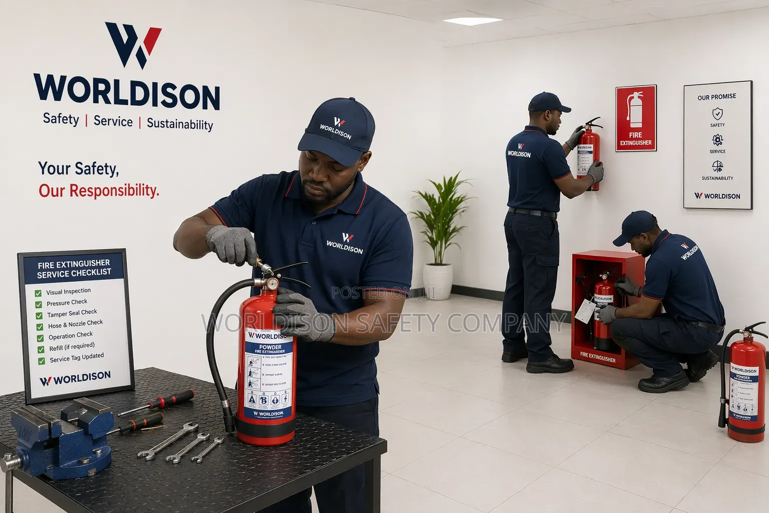 Supply And Servicing Of Fire Extinguishers