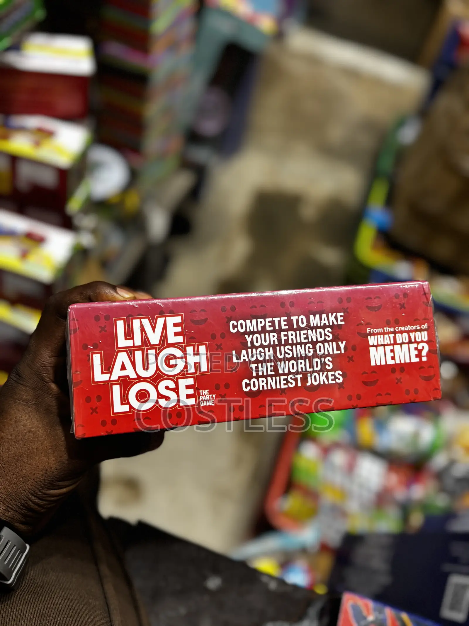 Live Laugh Lose" Party Game