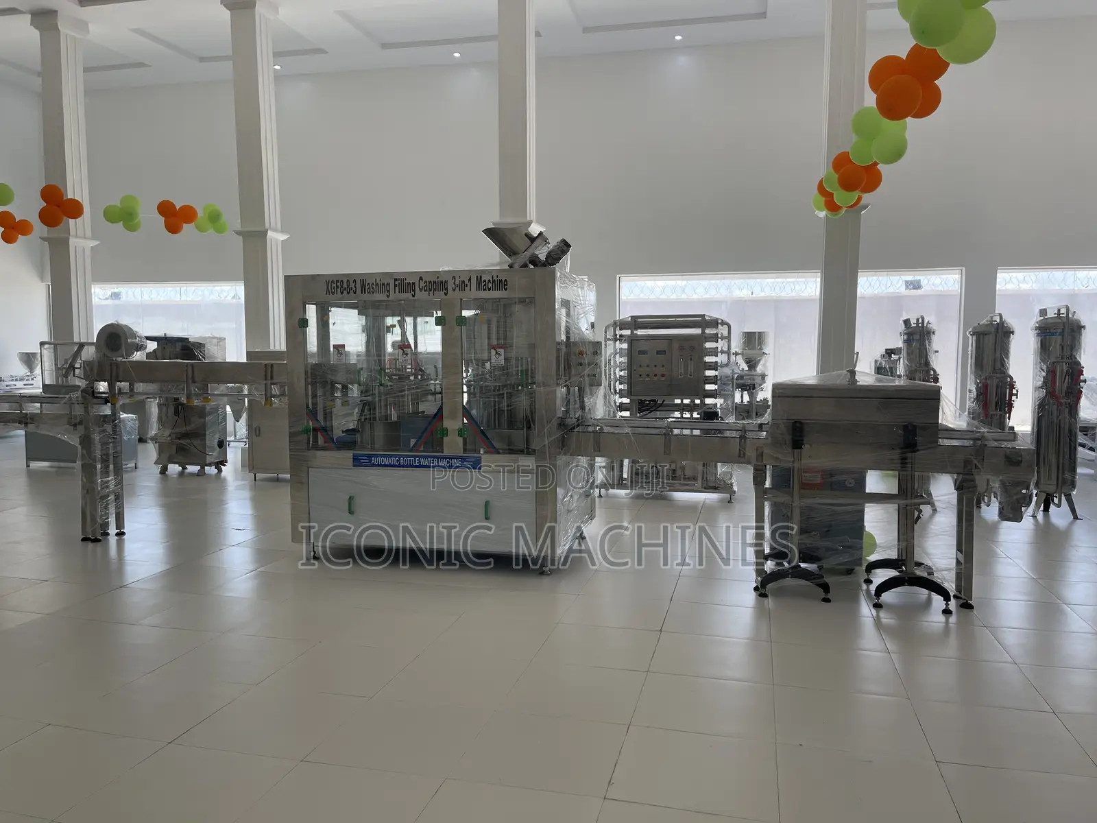 3 in 1 (Fully Automated) Washing, Filling and Capping Machine