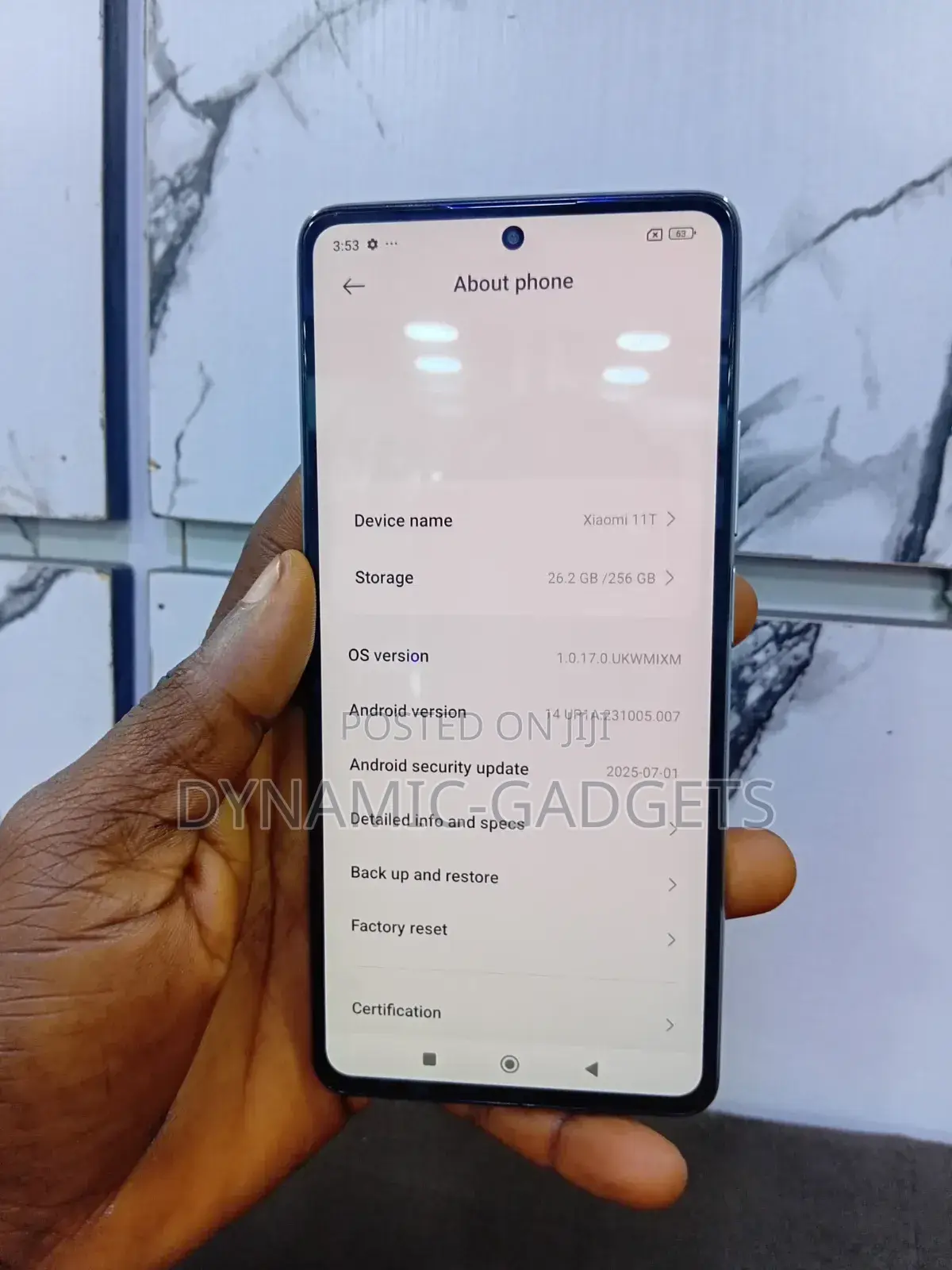 Xiaomi 11T 256 GB White