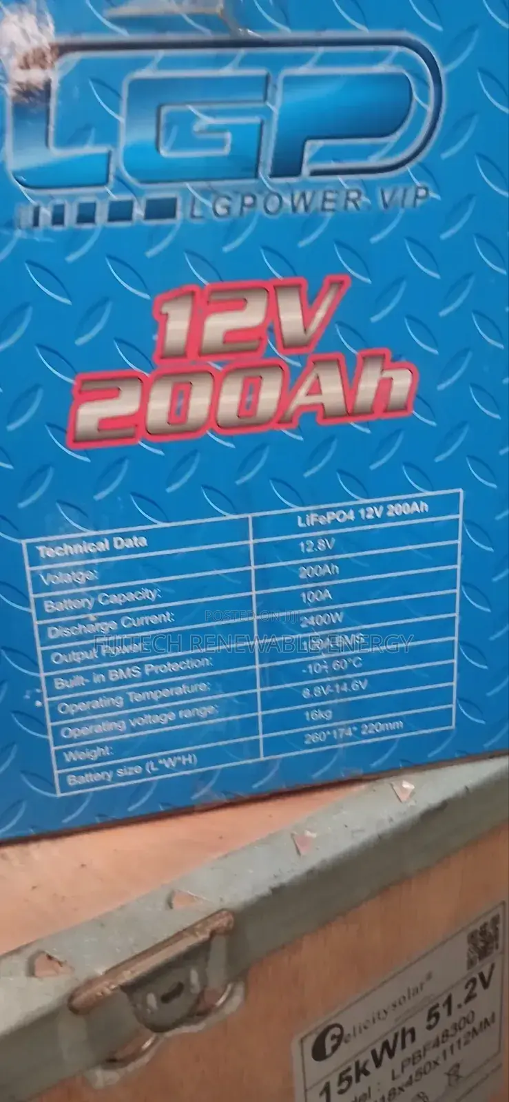 2.4kwh 12v Lithium Battery
