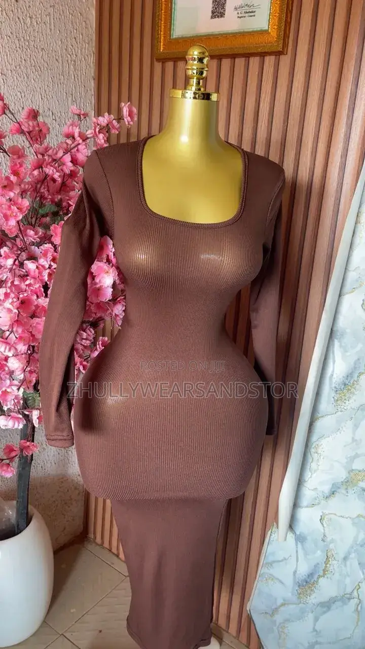 Long Dresses / Long Sleeve Body Con Gown