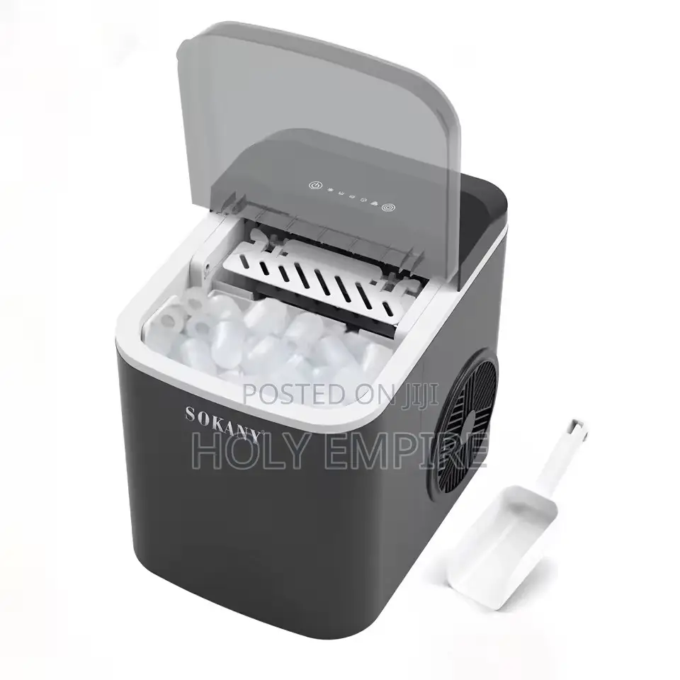Portable Countertop Electric Ice Cube Machine Self-Contained Bullet