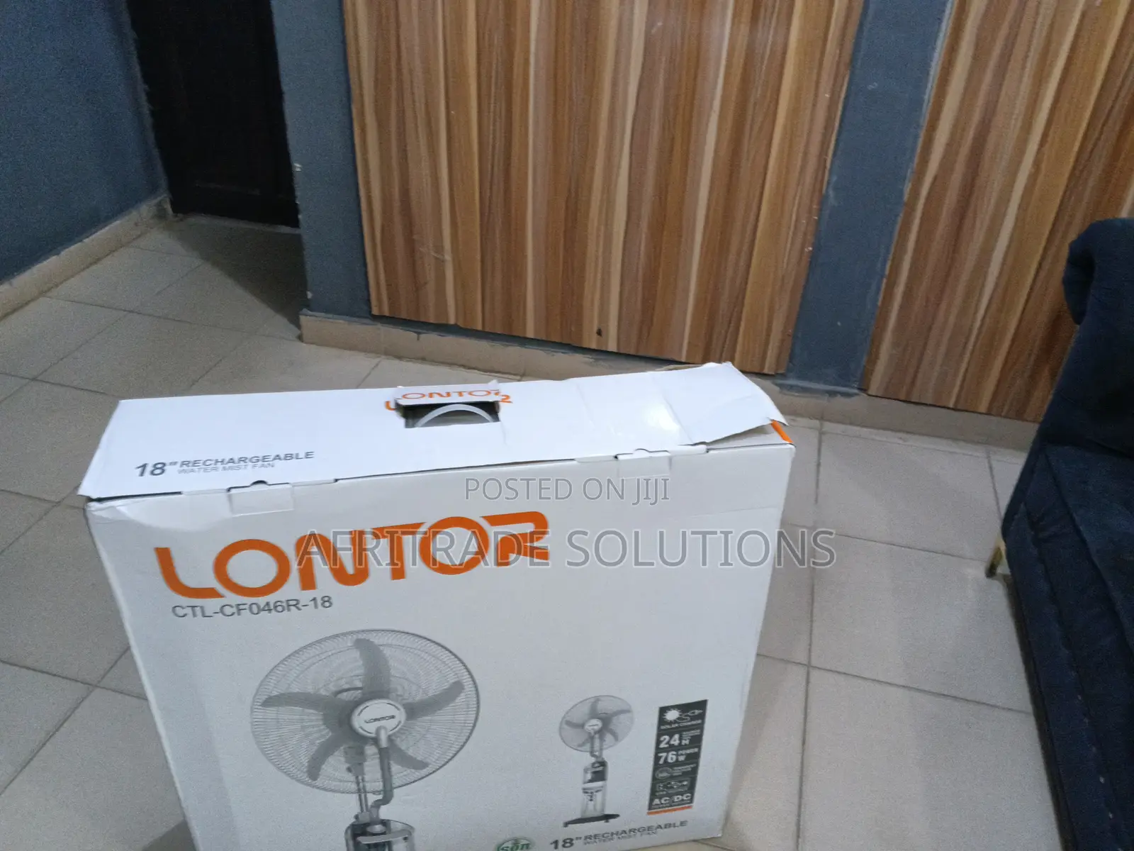 Lontor Rechargeable Mist Fan – Perfect for Hot Weather