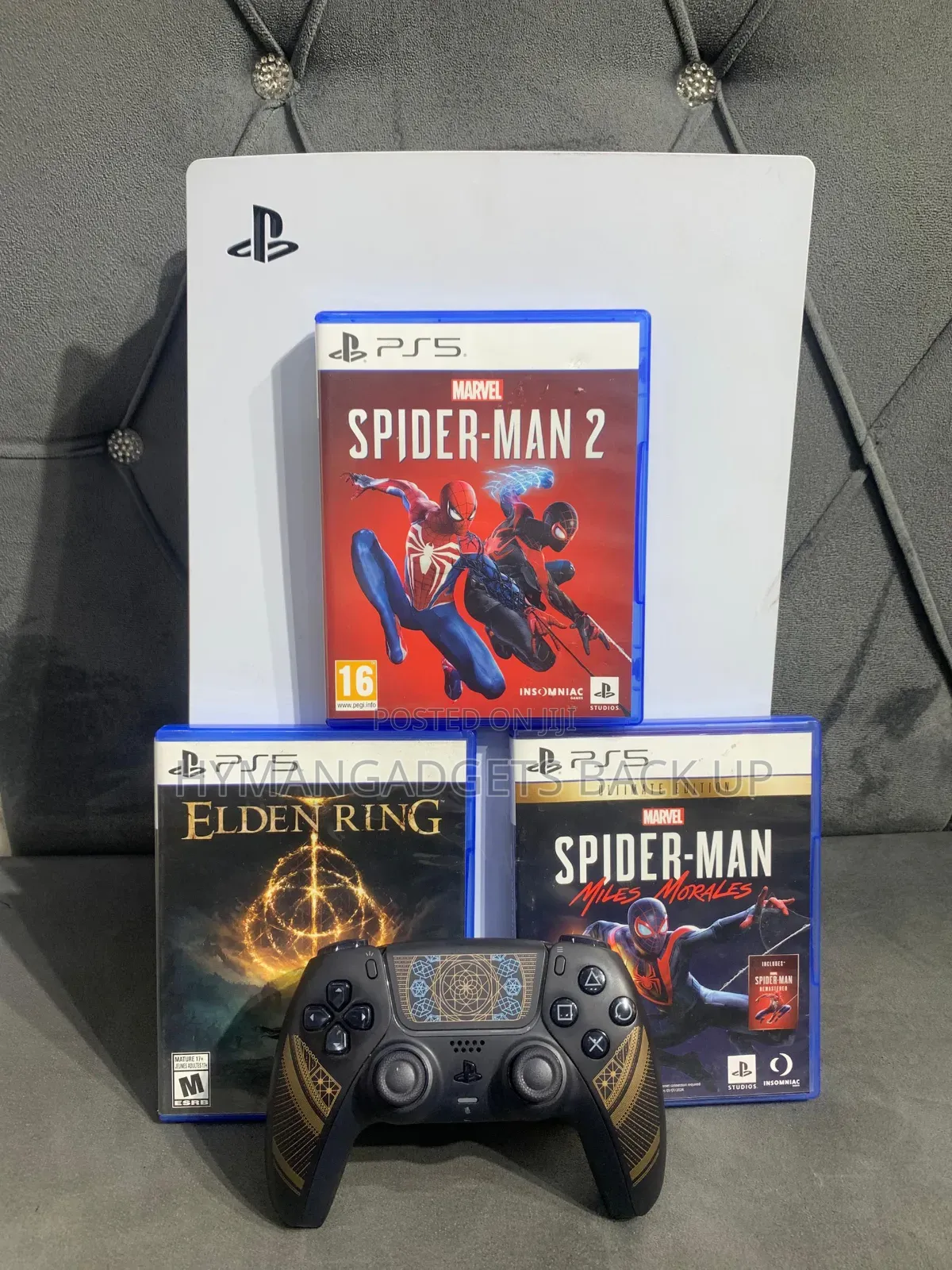Super Neat Ps 5 Fat With 1 Pad and Three CDS