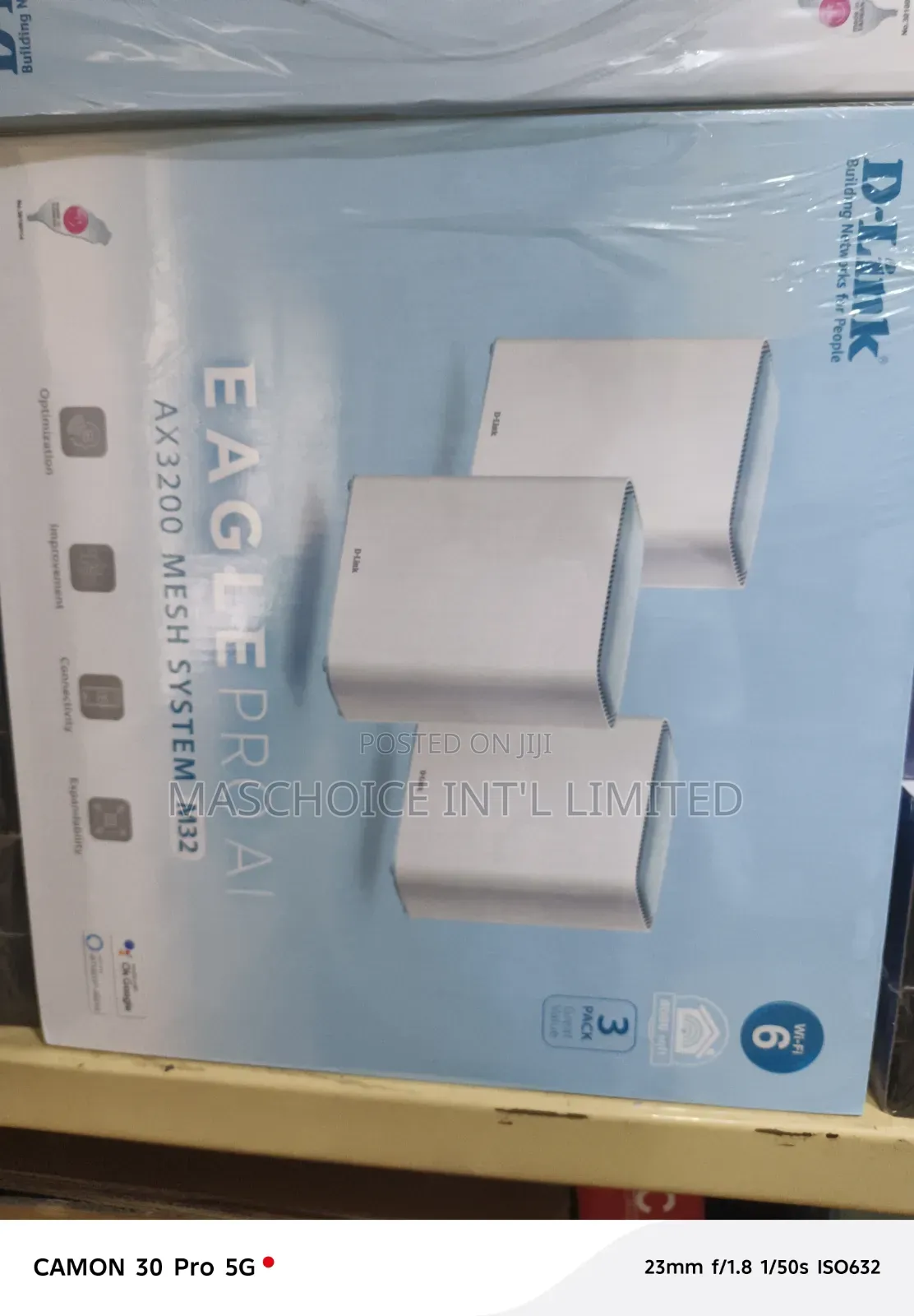 D-Link Eagle Pro Ai Ax3200 Mesh Wifi 6 System 3pack