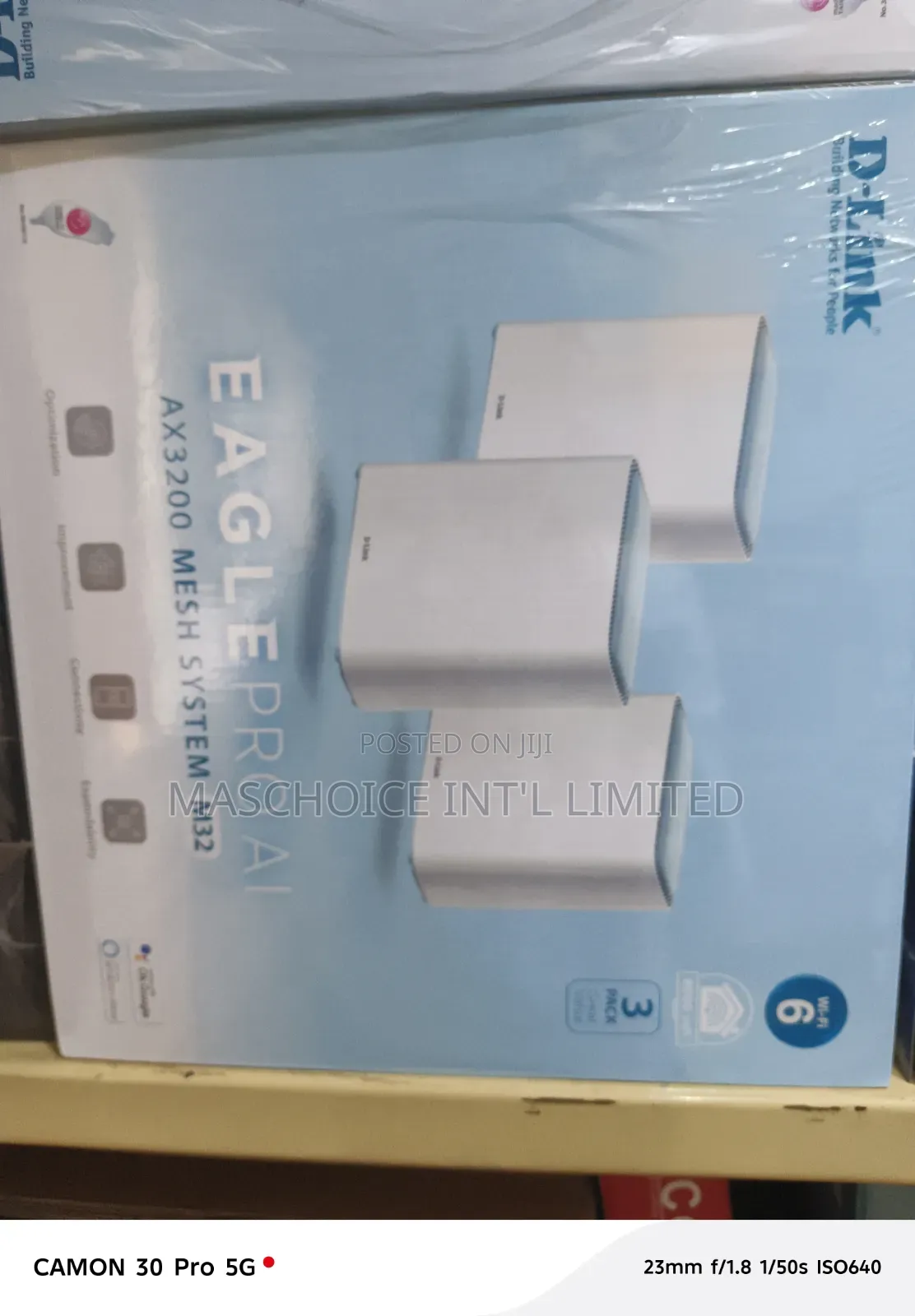 D-Link Eagle Pro Ai Ax3200 Mesh Wifi 6 System 3pack