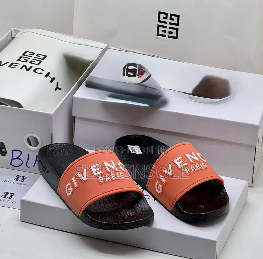 Givenchy Logo Rubber Slides