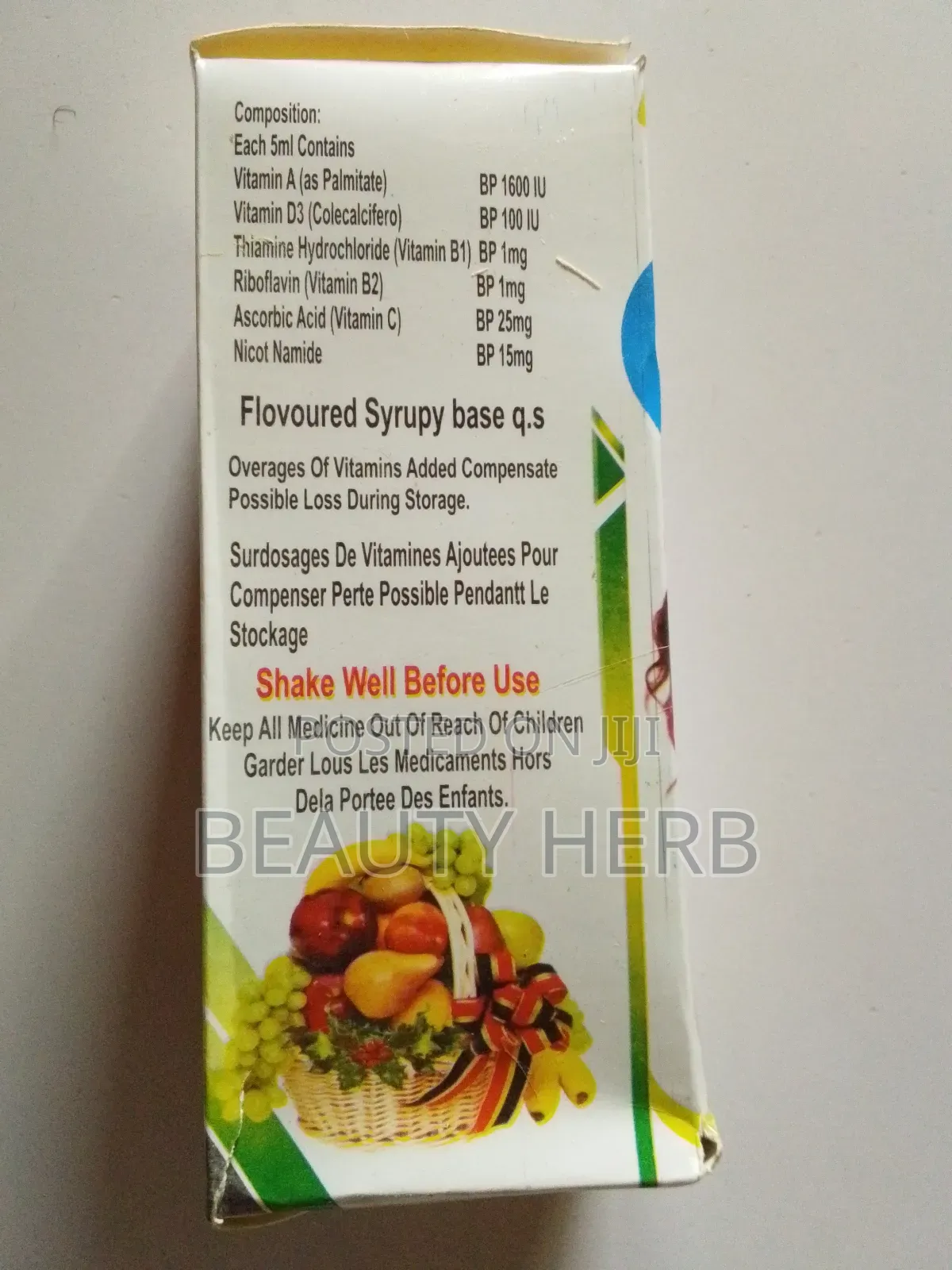 Bobaraba Weight Gain and Hips Enlarge Multivitamin Syrup