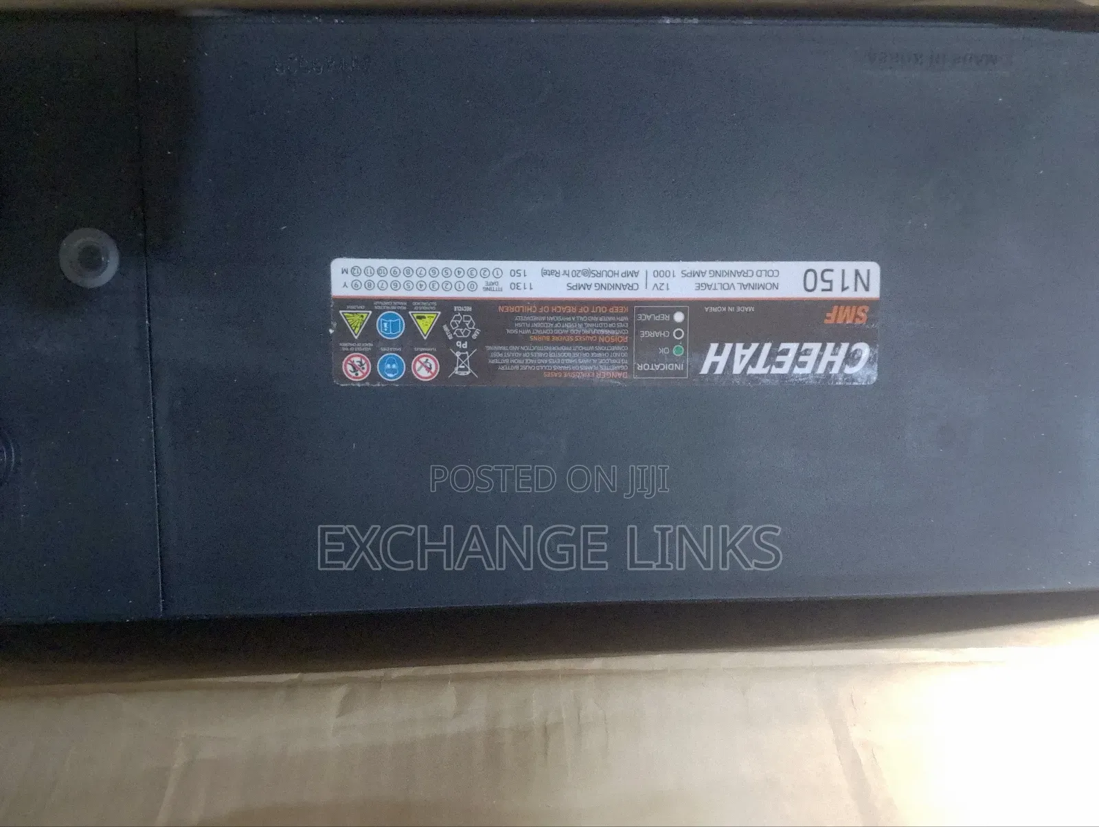 150ah Cheetah Made in Korea Battery
