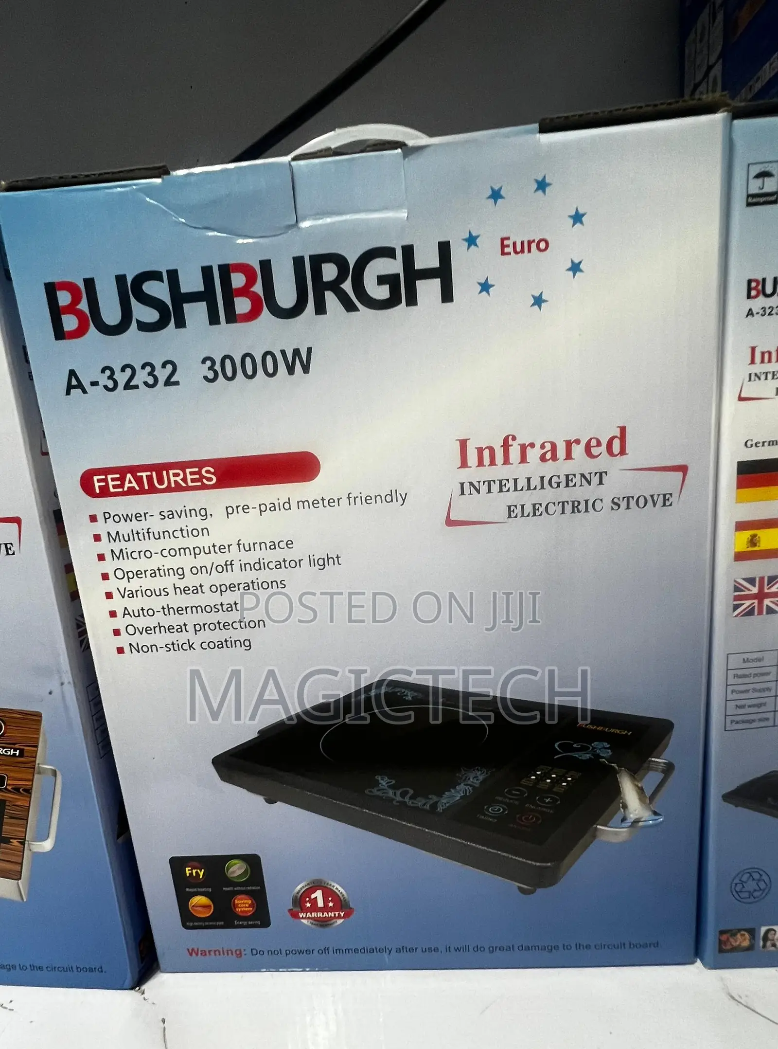 Bushburgh Single Burner Inverter Electric Cooker a-3232 [3000w]