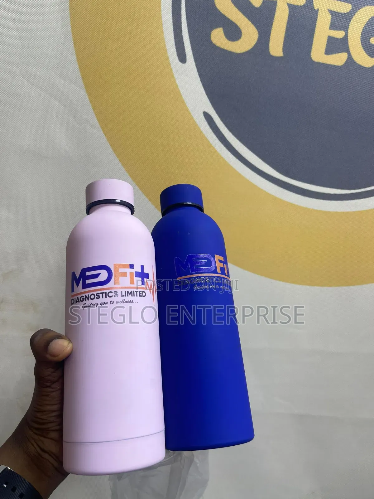 500 Unit of Branded Matte Flask Delivered