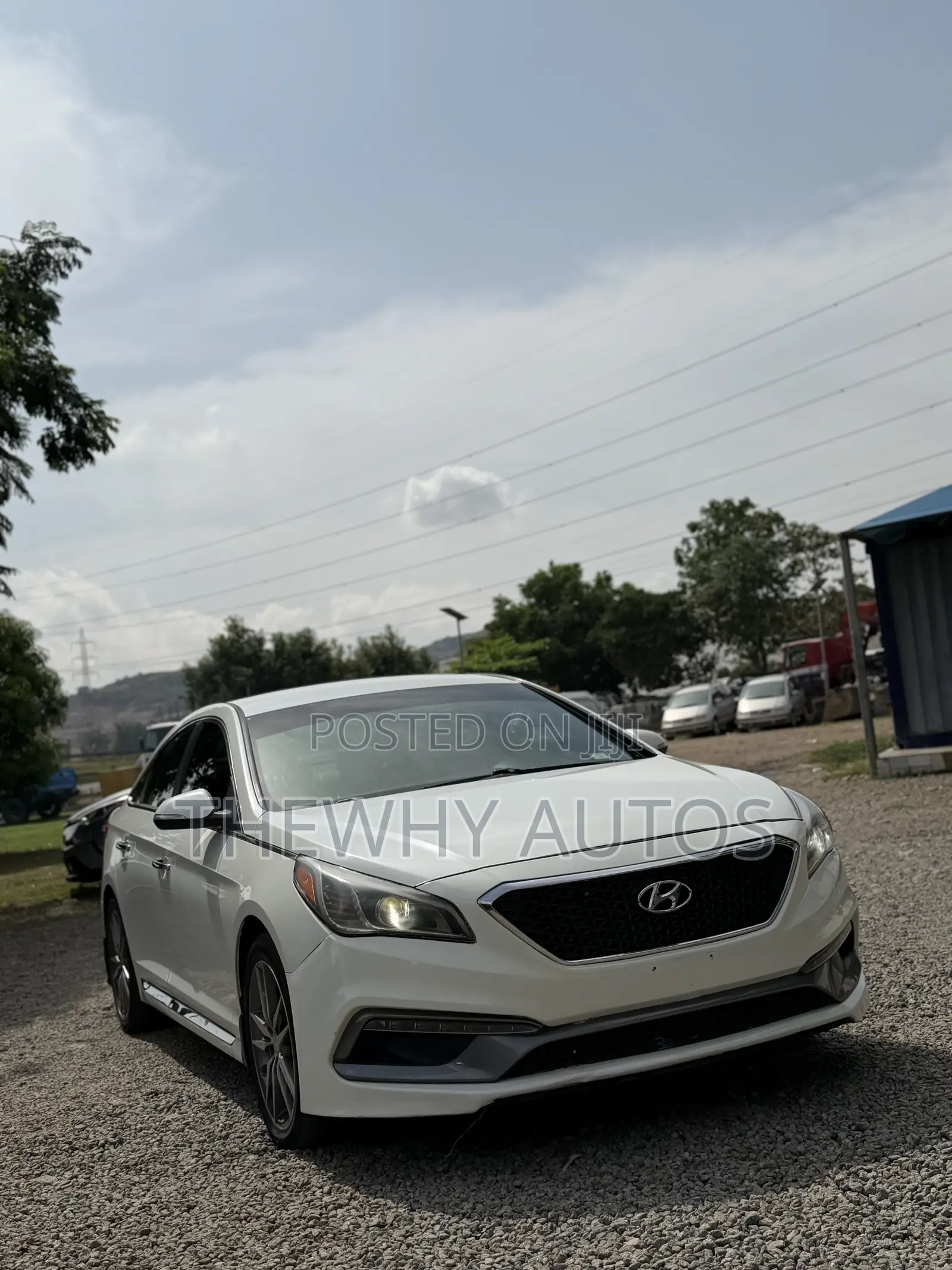 Hyundai Sonata Sport 2.0T 4dr Sedan (2.0L 4cyl Turbo 6A) 2015 White