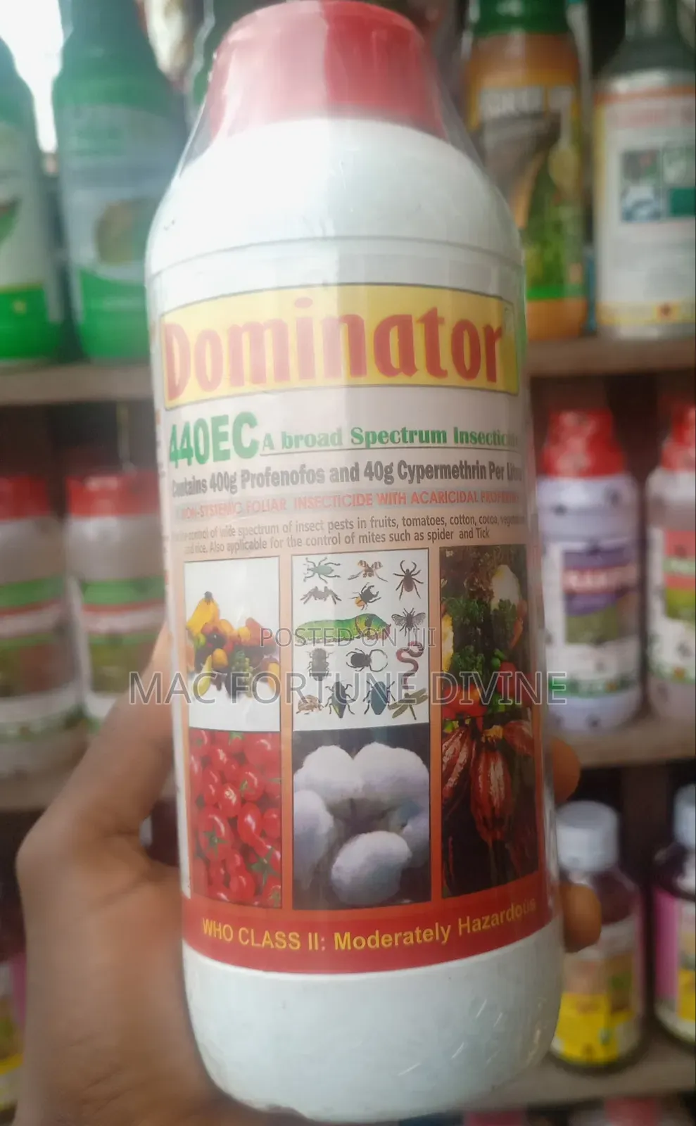 Dominator 440ec Broad-Spectrum Agricultural Insecticide and Acaricide