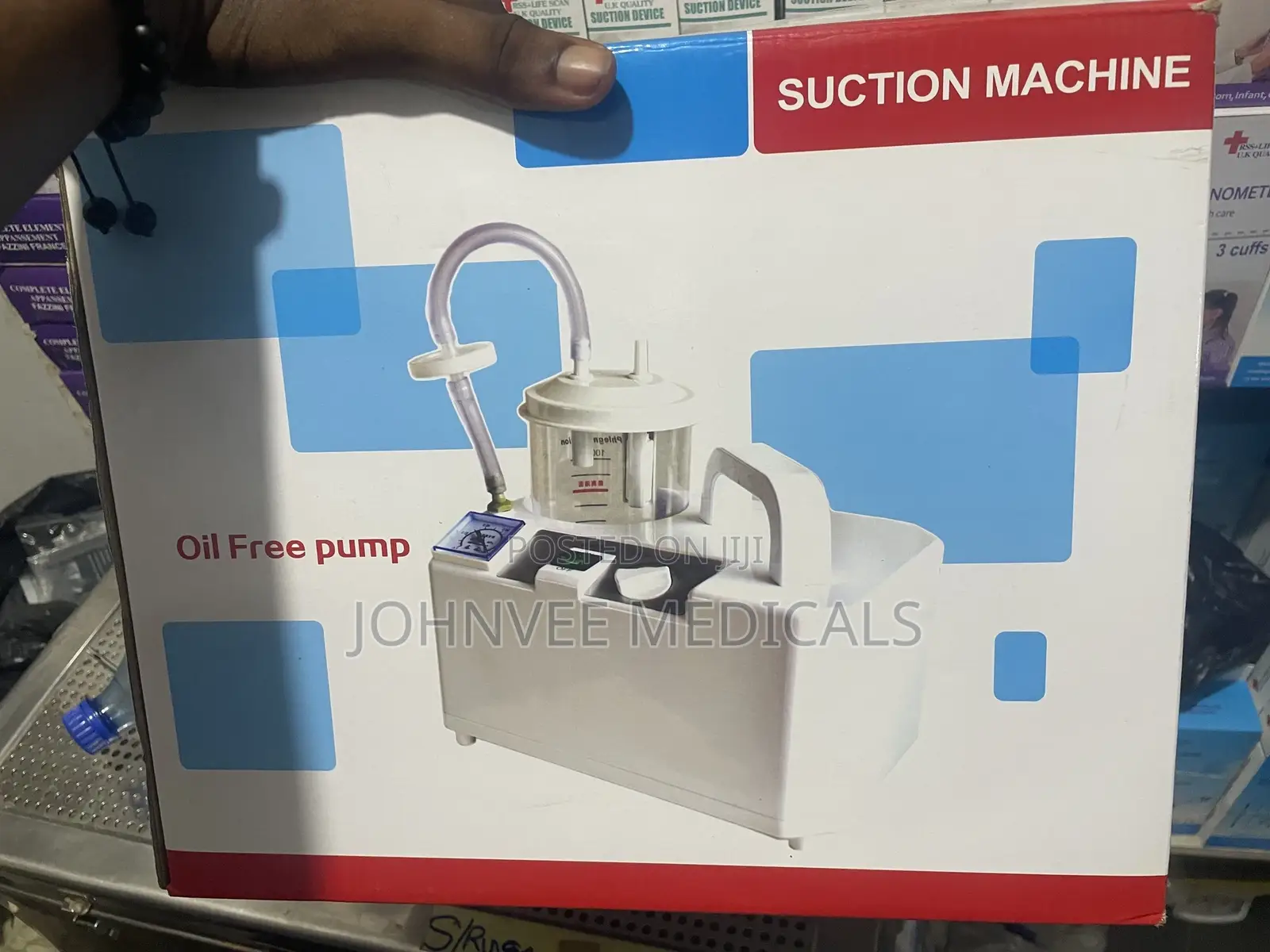 Suction Machine With Battery Backup