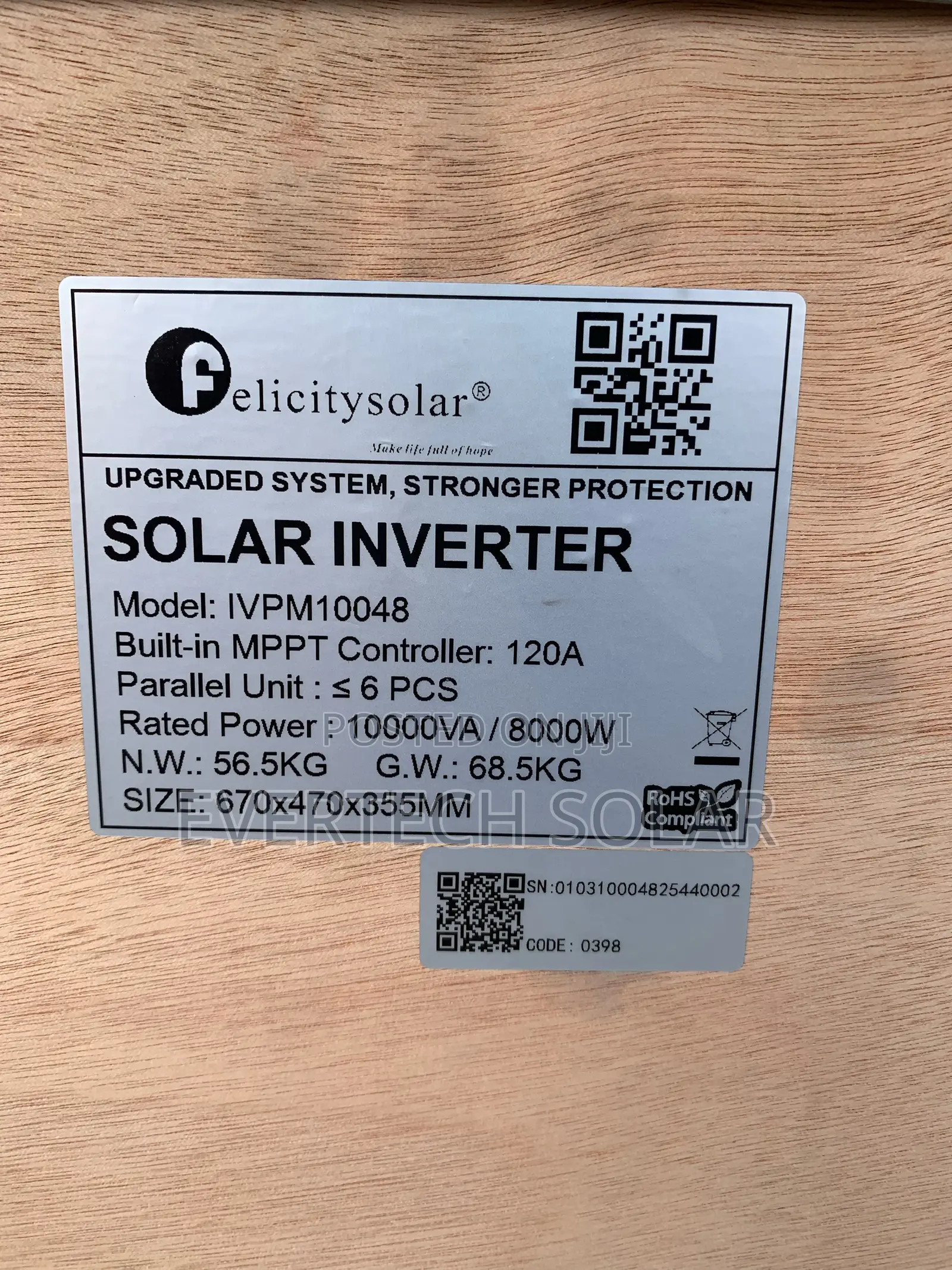 10kva Ivpm Transformer Based Hybrid 48v Inverter System