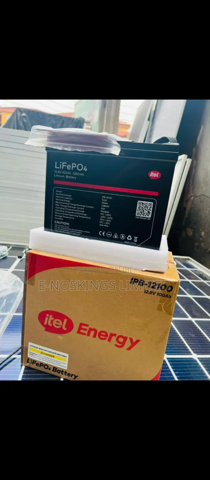 Itel 100ah 12v Lithium Ion Battery