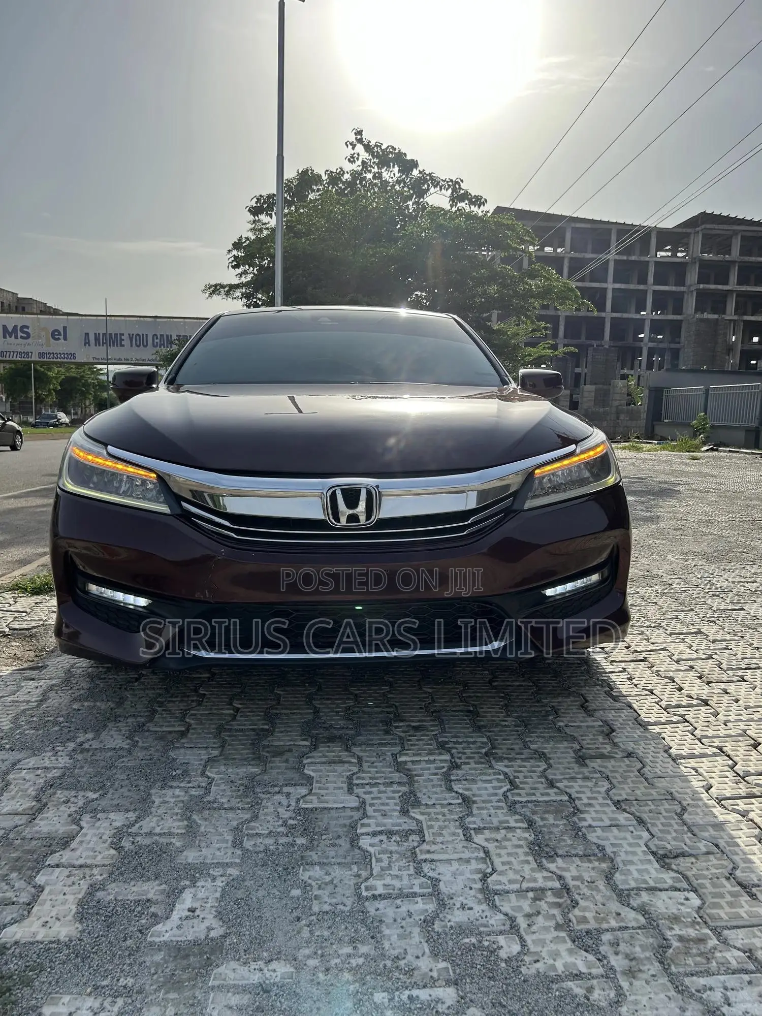 Honda Accord EX-L V-6 4dr Sedan w/Navigation (3.5L 6cyl 6A) 2014 Burgundy