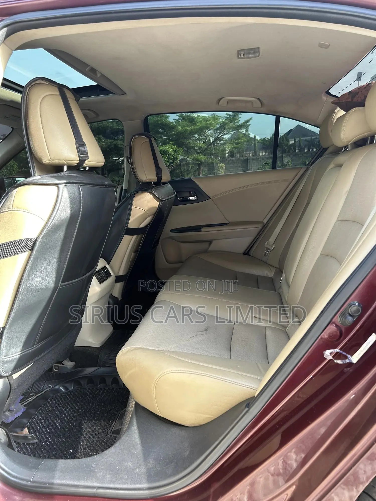 Honda Accord EX-L V-6 4dr Sedan w/Navigation (3.5L 6cyl 6A) 2014 Burgundy