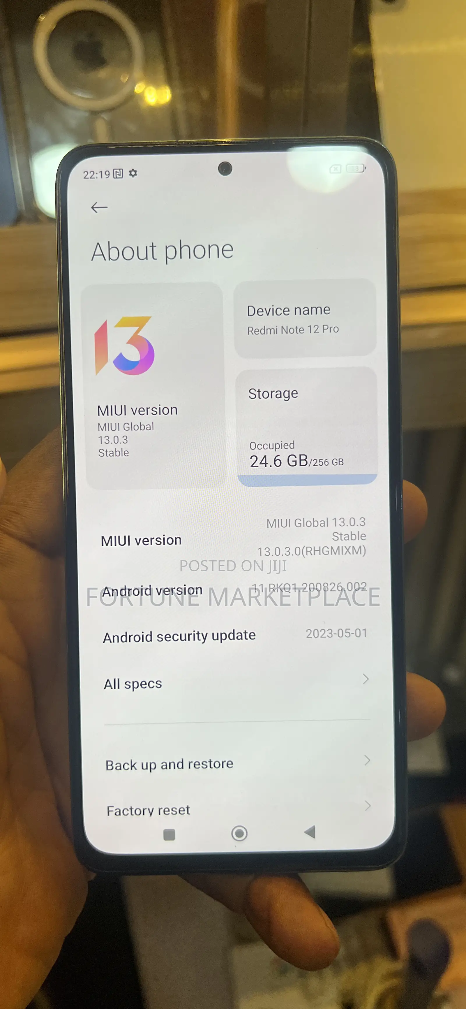 Xiaomi Redmi Note 12 Pro 256 GB Blue