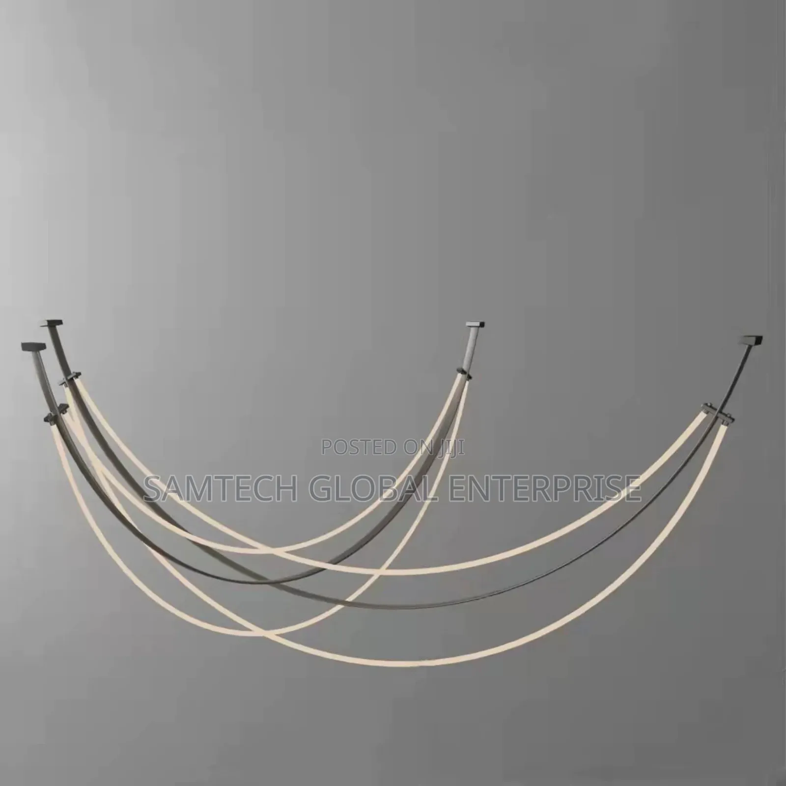 Modern Wave Led Pendant Chandelier – Minimalist Luxury Ceiling Light
