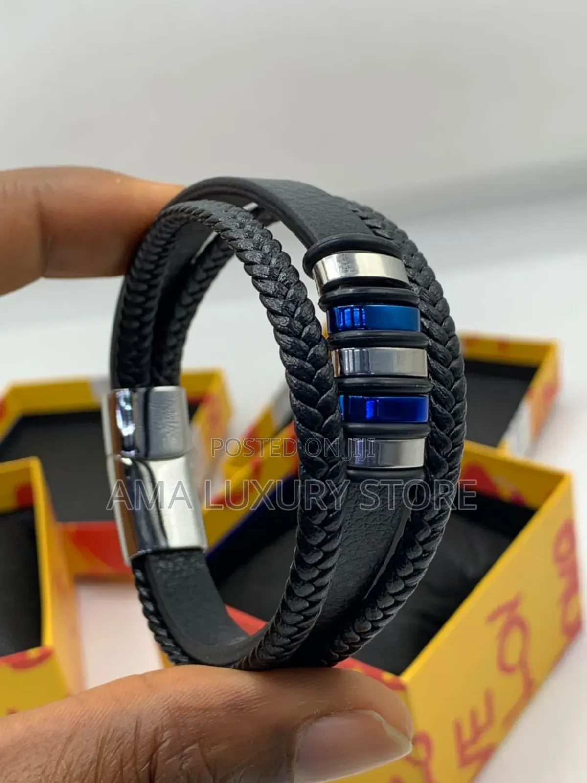 Louis Vuitton Genuine Leather Wrist Bracelets