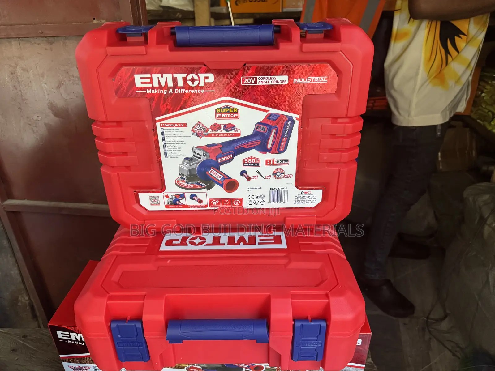 Emtop Cordless Filling Machine 20v