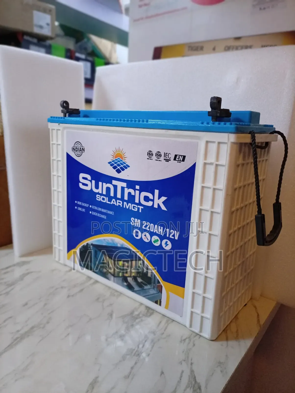 Suntrick High Performance 220ah 12v Tall Tubular Battery