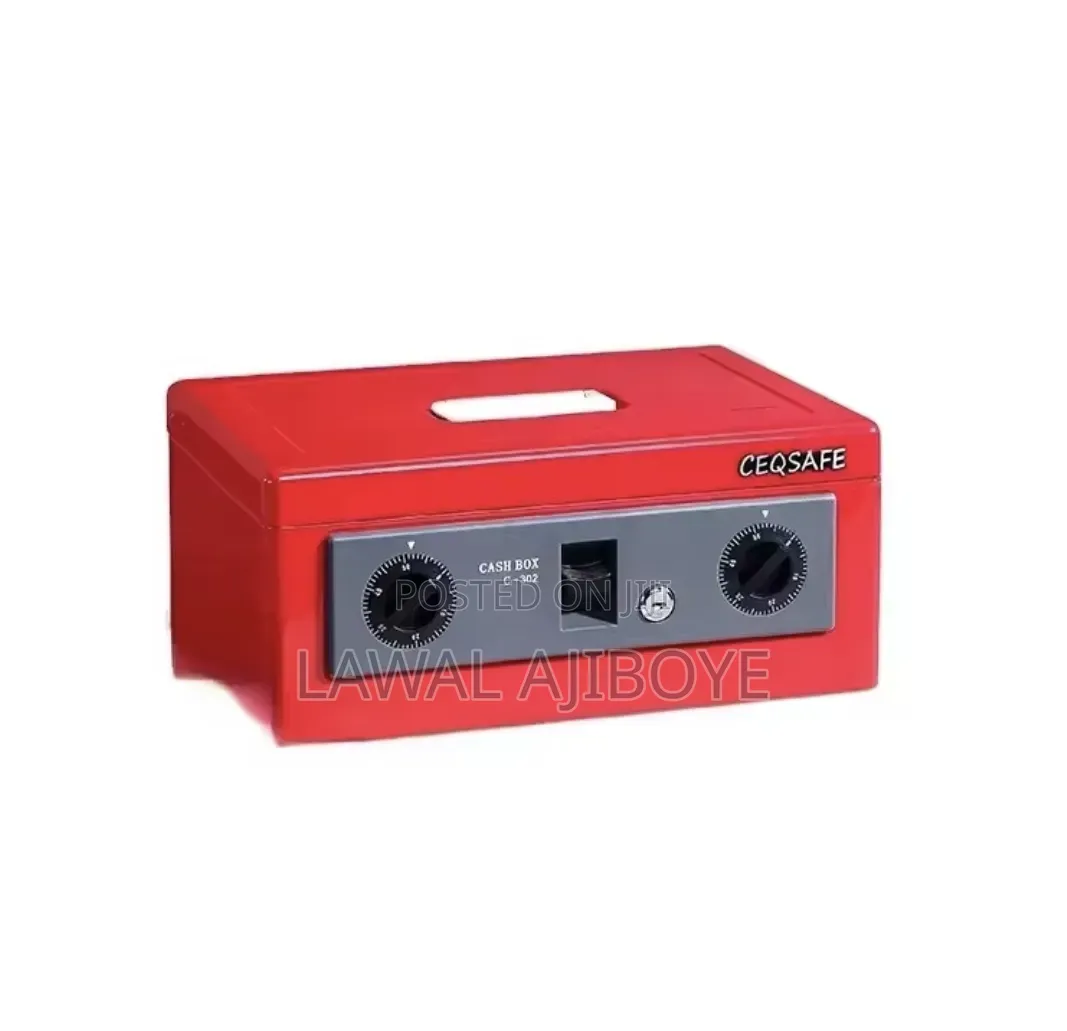 Global Hot Selling Cash Box Mechanical Lock Jewellery Box for Money