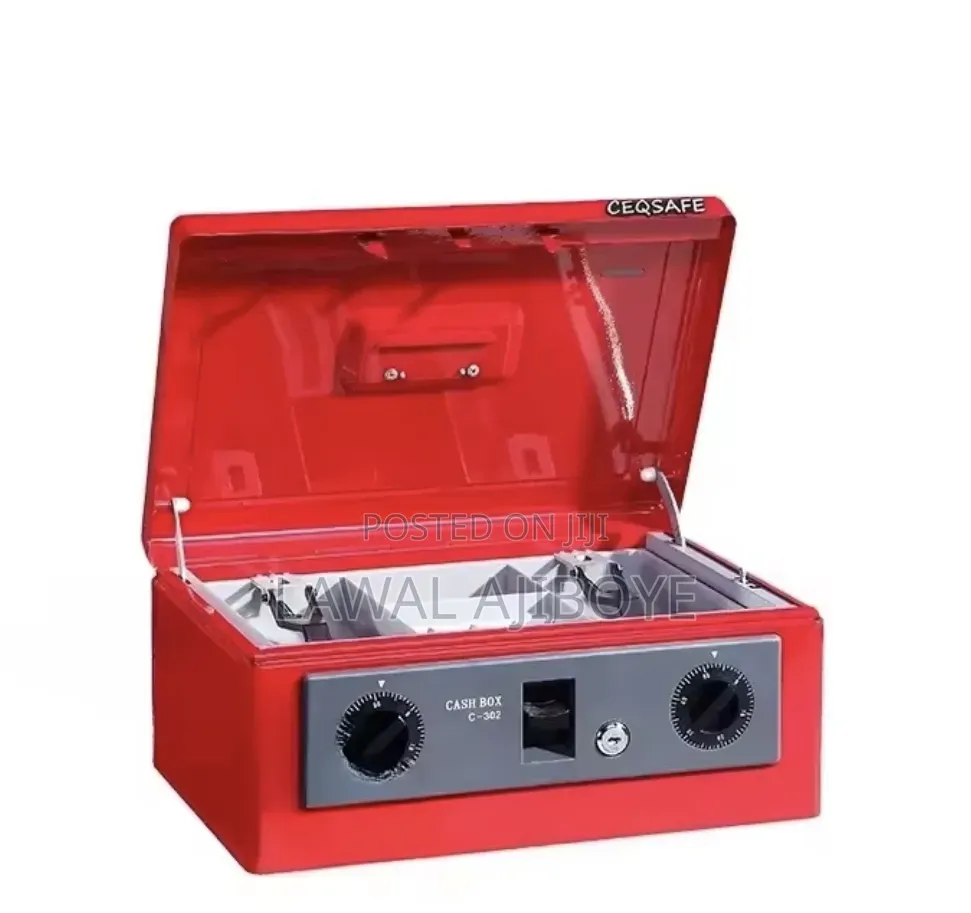 Global Hot Selling Cash Box Mechanical Lock Jewellery Box for Money