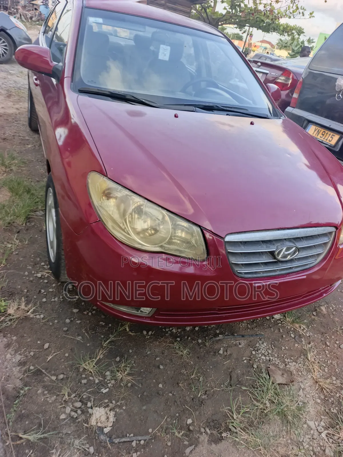 Hyundai Elantra 2008 Maroon