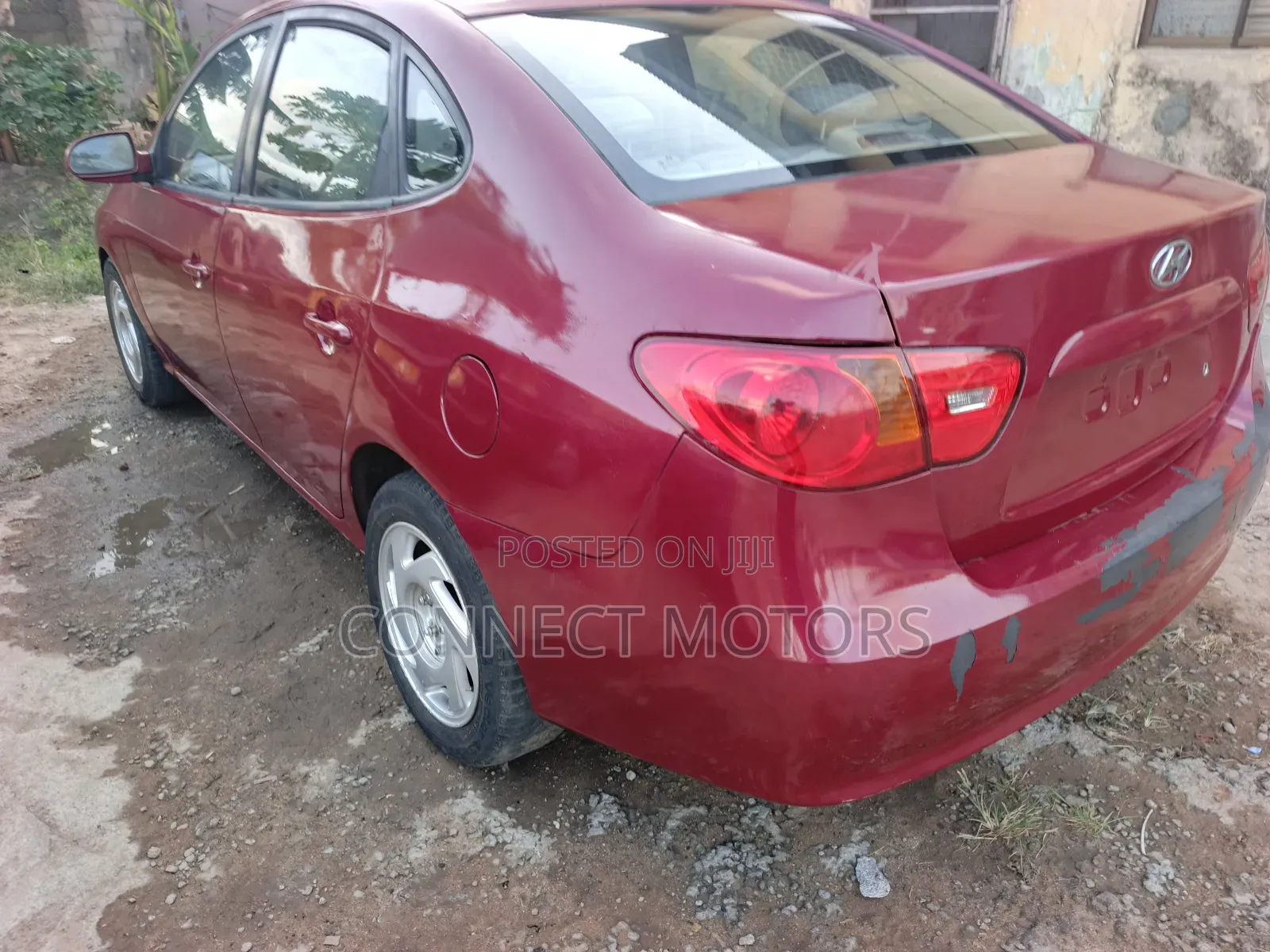 Hyundai Elantra 2008 Maroon