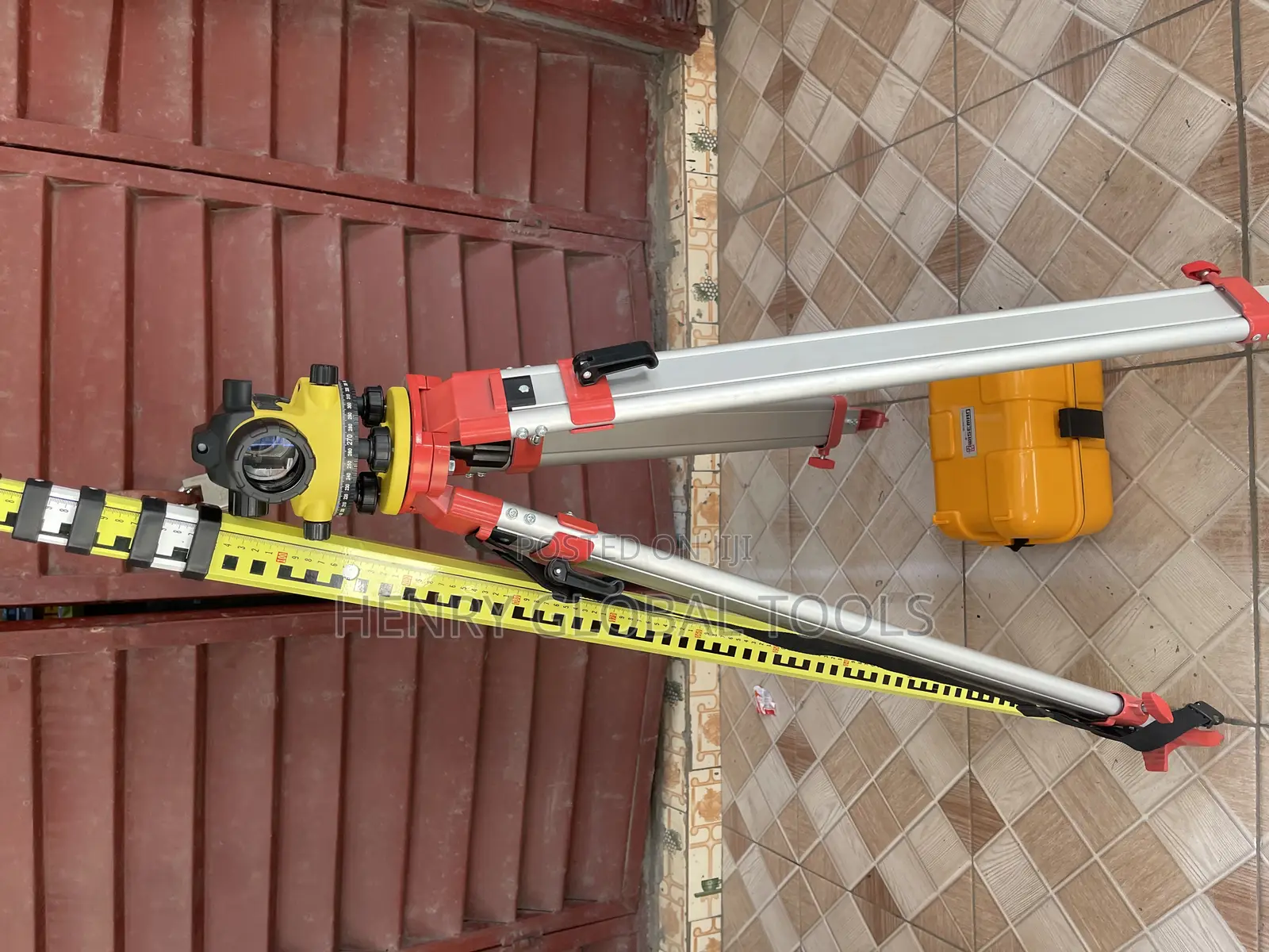 Automatic Level Machine With Tripod Staff – Complete Set