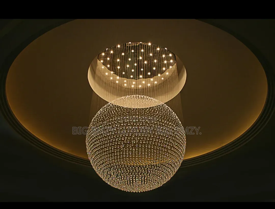 600mm Raindrop Round Drop Chandelier Light